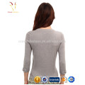 Wholesale Bracelet Sleeve Ladies Cashmere Wool Knit Cardigan Sweater